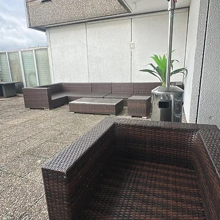 Exklusives Penthouse Duesseldorf 180qm Panorama Sauna Fitness Naehe Duesseldorf Messe Airport Ideal Fuer Gruppen, Shootings, Content Creator *